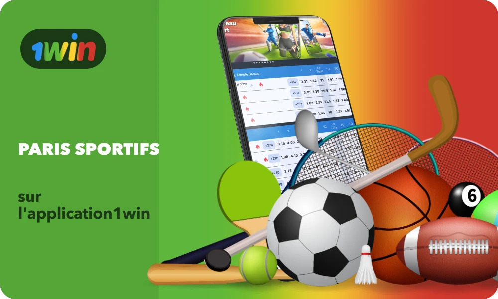 L'application 1win Mali propose plus de 25 sports sur lesquels parier