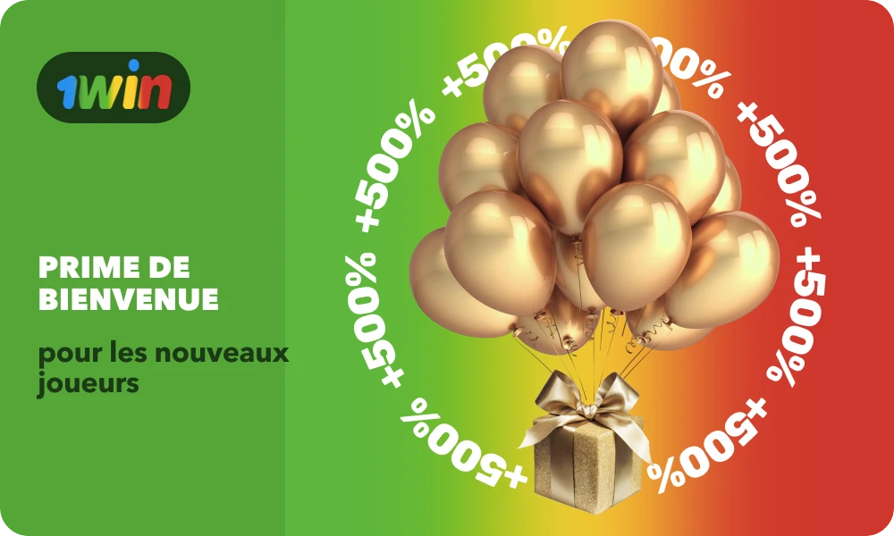 Le bonus de bienvenue de 1win casino de 500% jusqu'à 612 000 ₣ est une promotion disponible uniquement pour les nouveaux joueurs du site du Mali qui n'ont jamais effectué de dépôt auparavant