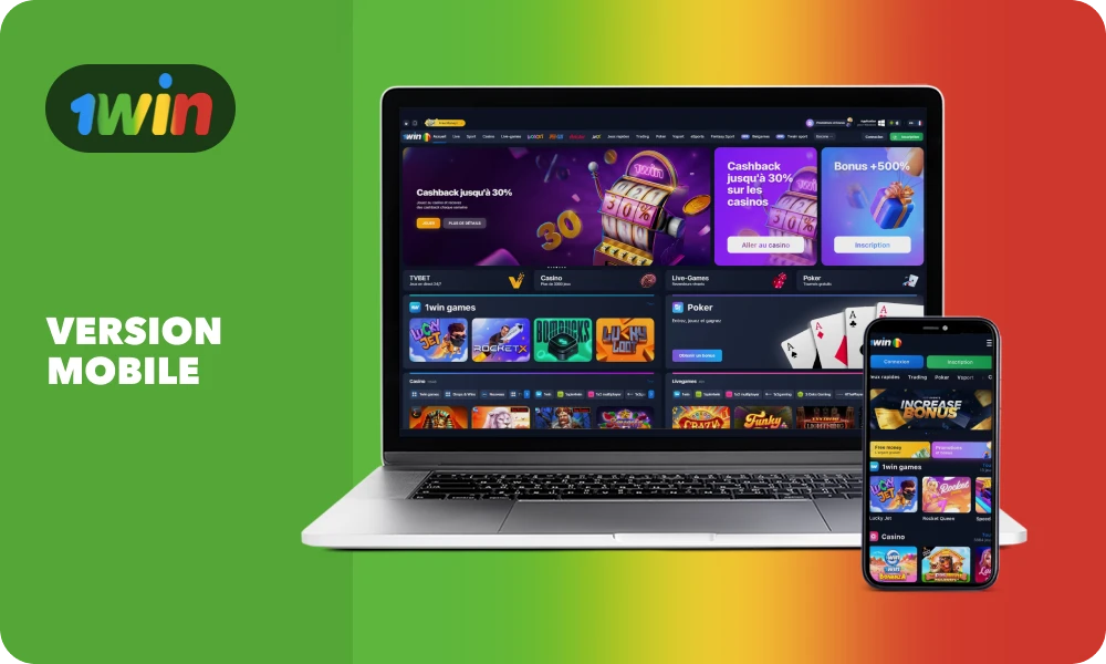 Le site mobile officiel de 1win Mali est une excellente alternative à l'application, qui est identique à la version de bureau