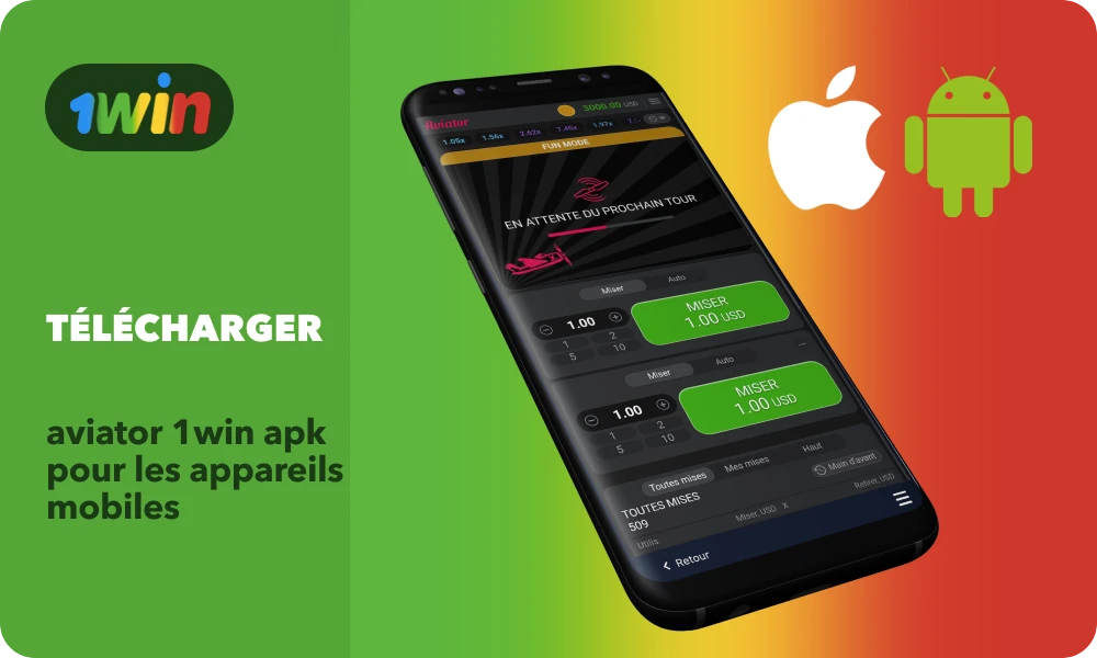 Les joueurs maliens peuvent jouer pour de l'argent réel quand ils le souhaitent dans 1win Aviator l'application, qui peut être téléchargée gratuitement depuis le site portable
