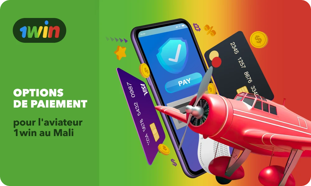 Pour jouer à Aviator et retirer vos gains, le site officiel et l'application mobile de 1win proposent des moyens de paiement sécurisés très répandus au Mali