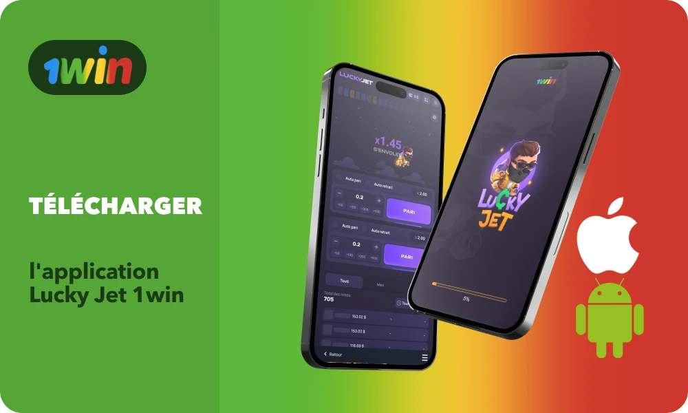 Pour jouer à tout moment, il vous suffit de télécharger gratuitement 1win Lucky Jet