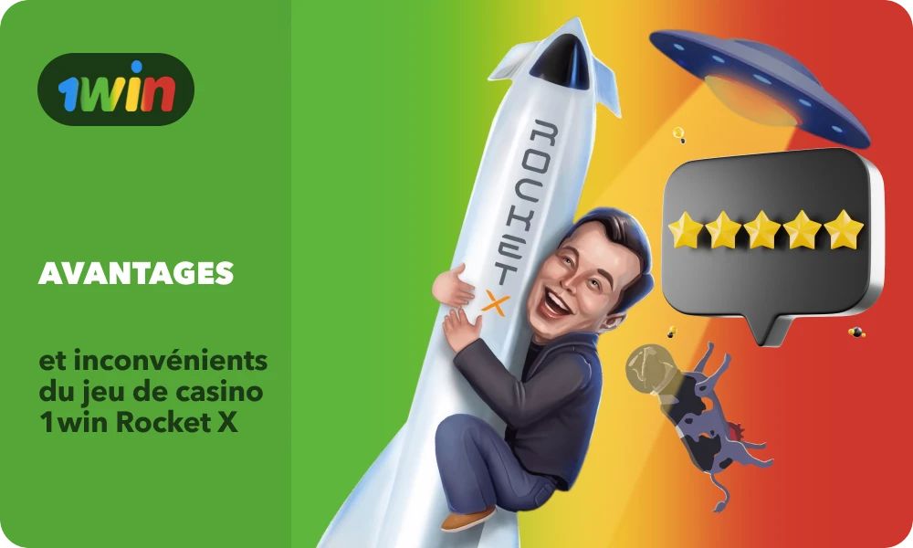 Rocket X 1win a des avantages importants et des inconvénients possibles pour certains joueurs du Mali